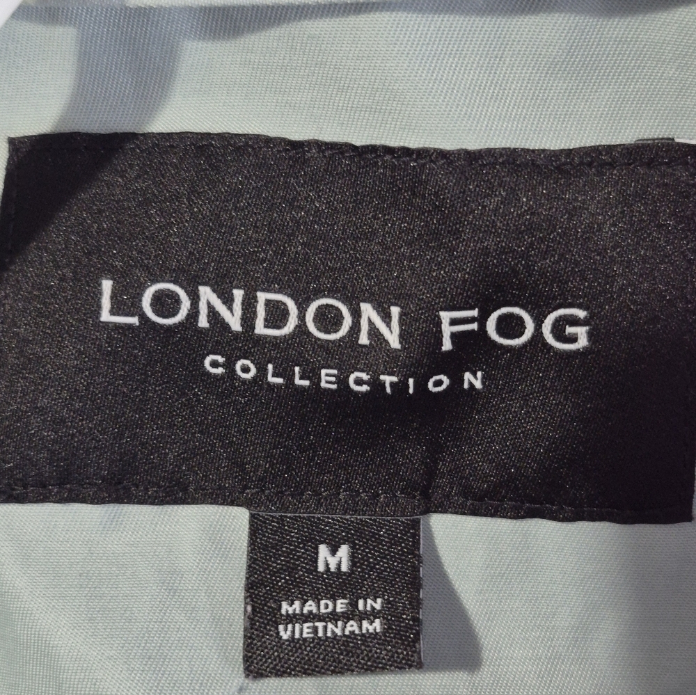 Womens London Fog Trench Coat Size Medium - Picture 8 of 10